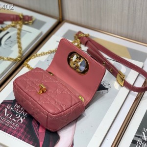 Christian Dior Caro Micro Bag 13cm with Calfskin Leather Fall/Winter 2021 Collection - Image 8