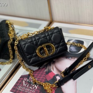 Christian Dior Caro Micro Bag 13cm with Calfskin Leather Fall/Winter 2021 Collection - Image 8