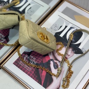 Christian Dior Caro Micro Bag 13cm with Calfskin Leather Fall/Winter 2021 Collection - Image 9