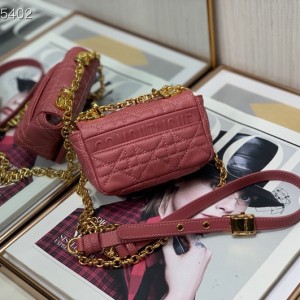 Christian Dior Caro Micro Bag 13cm with Calfskin Leather Fall/Winter 2021 Collection - Image 10