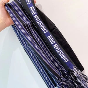 Christian Dior Cotton/Wool/Silk Scarf 200cm Fall/Winter 2019 Collection - Image 6