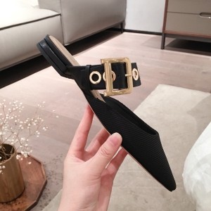 Christian Dior D Buckle Flat Sandals Spring/Summer 2020 Collection - Image 3