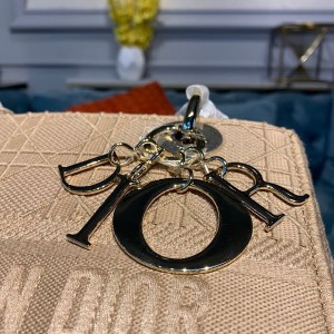 Christian Dior D-Lite Lady Dior Bag 24cm Gold Hardware Spring/Summer 2020 Collection - Image 4