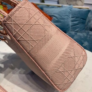 Christian Dior D-Lite Lady Dior Bag 24cm Gold Hardware Spring/Summer 2020 Collection - Image 8