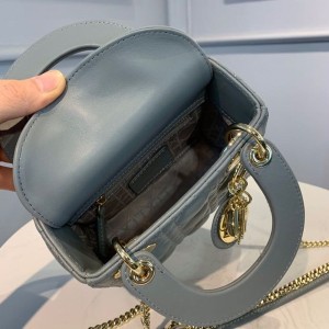 Christian Dior D-Lite Lady Dior Bag 24cm Gold Hardware Spring/Summer 2020 Collection - Image 10