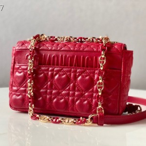 Christian Dior Dioramour Caro Bag 20cm Gold Hardware Lambskin Leather Spring/Summer 2021 Collection - Image 2