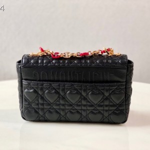 Christian Dior Dioramour Caro Bag 20cm Gold Hardware Lambskin Leather Spring/Summer 2021 Collection - Image 5