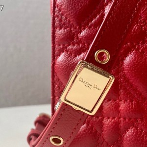 Christian Dior Dioramour Caro Bag 20cm Gold Hardware Lambskin Leather Spring/Summer 2021 Collection - Image 8