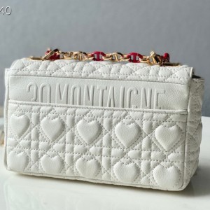Christian Dior Dioramour Caro Bag 20cm Gold Hardware Lambskin Leather Spring/Summer 2021 Collection - Image 8
