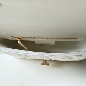 Christian Dior Dioramour Caro Bag 20cm Gold Hardware Lambskin Leather Spring/Summer 2021 Collection - Image 9