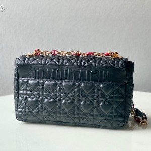 Christian Dior Dioramour Caro Bag 25cm Gold Hardware Lambskin Leather Spring/Summer 2021 Collection - Image 2