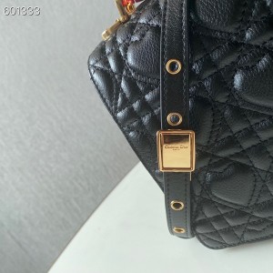 Christian Dior Dioramour Caro Bag 25cm Gold Hardware Lambskin Leather Spring/Summer 2021 Collection - Image 3