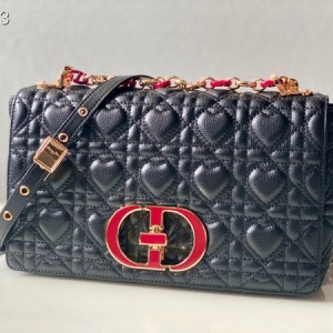 Christian Dior Dioramour Caro Bag 25cm Gold Hardware Lambskin Leather Spring/Summer 2021 Collection - Image 1