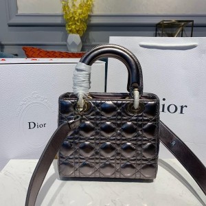 Christian Dior Lady Dior Bag 20cm Gold Hardware Lambskin Leather Spring/Summer 2020 Collection - Image 3