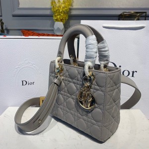 Christian Dior Lady Dior Bag 20cm Gold Hardware Lambskin Leather Spring/Summer 2020 Collection - Image 3