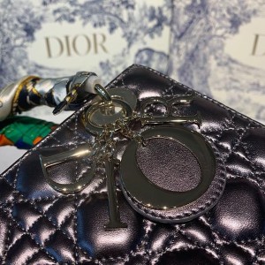 Christian Dior Lady Dior Bag 20cm Gold Hardware Lambskin Leather Spring/Summer 2020 Collection - Image 4