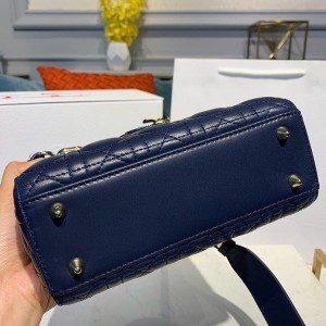 Christian Dior Lady Dior Bag 20cm Gold Hardware Lambskin Leather Spring/Summer 2020 Collection - Image 4