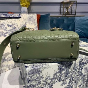 Christian Dior Lady Dior Bag 20cm Gold Hardware Lambskin Leather Spring/Summer 2020 Collection - Image 4