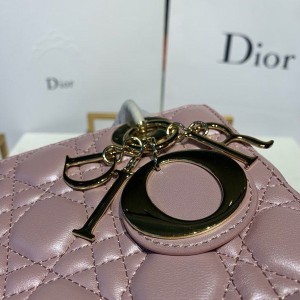 Christian Dior Lady Dior Bag 20cm Gold Hardware Lambskin Leather Spring/Summer 2020 Collection - Image 4