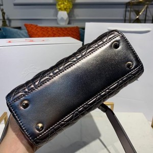 Christian Dior Lady Dior Bag 20cm Gold Hardware Lambskin Leather Spring/Summer 2020 Collection - Image 5