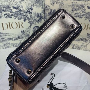 Christian Dior Lady Dior Bag 20cm Gold Hardware Lambskin Leather Spring/Summer 2020 Collection - Image 5