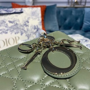 Christian Dior Lady Dior Bag 20cm Gold Hardware Lambskin Leather Spring/Summer 2020 Collection - Image 5