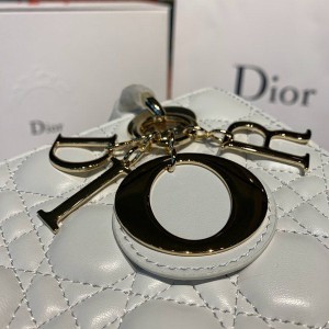 Christian Dior Lady Dior Bag 20cm Gold Hardware Lambskin Leather Spring/Summer 2020 Collection - Image 5