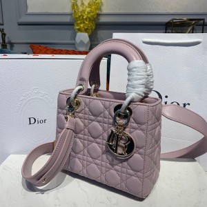 Christian Dior Lady Dior Bag 20cm Gold Hardware Lambskin Leather Spring/Summer 2020 Collection - Image 5