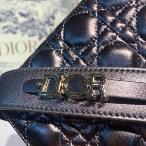 Christian Dior Lady Dior Bag 20cm Gold Hardware Lambskin Leather Spring/Summer 2020 Collection - Image 6