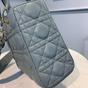 Christian Dior Lady Dior Bag 20cm Gold Hardware Lambskin Leather Spring/Summer 2020 Collection - Image 6