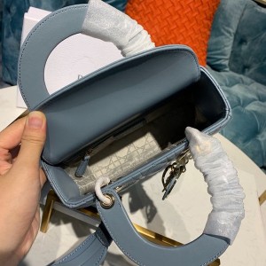Christian Dior Lady Dior Bag 20cm Gold Hardware Lambskin Leather Spring/Summer 2020 Collection - Image 6