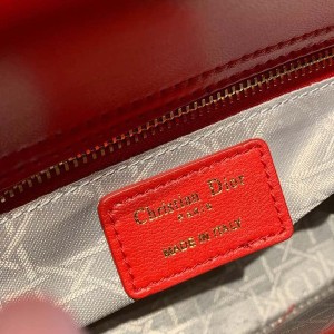 Christian Dior Lady Dior Bag 20cm Gold Hardware Lambskin Leather Spring/Summer 2020 Collection - Image 6