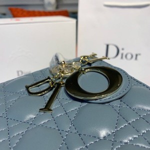 Christian Dior Lady Dior Bag 20cm Gold Hardware Lambskin Leather Spring/Summer 2020 Collection - Image 6