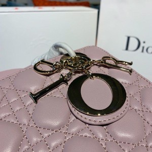 Christian Dior Lady Dior Bag 20cm Gold Hardware Lambskin Leather Spring/Summer 2020 Collection - Image 6