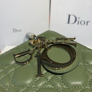 Christian Dior Lady Dior Bag 20cm Gold Hardware Lambskin Leather Spring/Summer 2020 Collection - Image 7