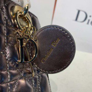 Christian Dior Lady Dior Bag 20cm Gold Hardware Lambskin Leather Spring/Summer 2020 Collection - Image 8