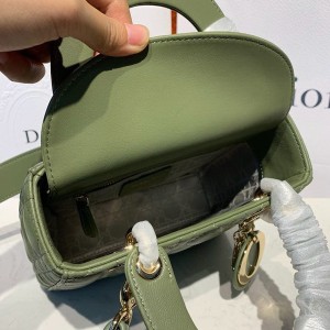 Christian Dior Lady Dior Bag 20cm Gold Hardware Lambskin Leather Spring/Summer 2020 Collection - Image 8