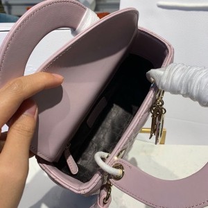 Christian Dior Lady Dior Bag 20cm Gold Hardware Lambskin Leather Spring/Summer 2020 Collection - Image 8