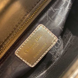 Christian Dior Lady Dior Bag 20cm Gold Hardware Lambskin Leather Spring/Summer 2020 Collection - Image 9