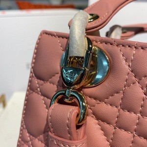 Christian Dior Lady Dior Bag 20cm Gold Hardware Lambskin Leather Spring/Summer 2020 Collection - Image 9