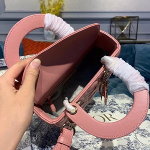 Christian Dior Lady Dior Bag 20cm Gold Hardware Lambskin Leather Spring/Summer 2020 Collection - Image 9