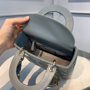 Christian Dior Lady Dior Bag 20cm Gold Hardware Lambskin Leather Spring/Summer 2020 Collection - Image 10