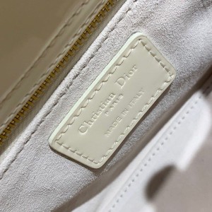 Christian Dior Lady Dior Bag 20cm Gold Hardware Patent Leather Spring/Summer 2020 Collection - Image 7