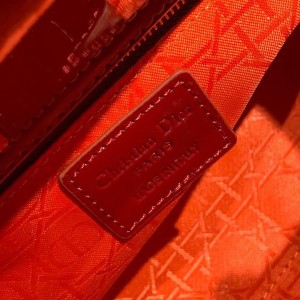 Christian Dior Lady Dior Bag 20cm Gold Hardware Patent Leather Spring/Summer 2020 Collection - Image 7
