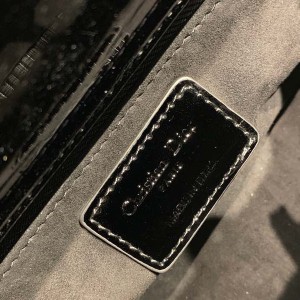 Christian Dior Lady Dior Bag 20cm Gold Hardware Patent Leather Spring/Summer 2020 Collection - Image 7