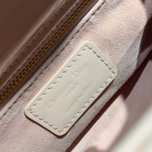 Christian Dior Lady Dior Bag 20cm Gold Hardware Patent Leather Spring/Summer 2020 Collection - Image 8