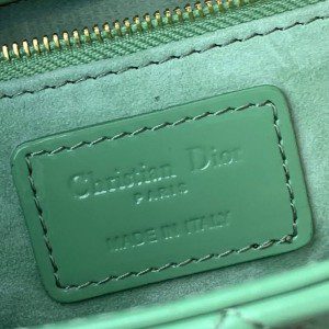 Christian Dior Lady Dior Bag 20cm Gold Hardware Patent Leather Spring/Summer 2020 Collection - Image 8