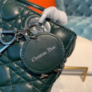Christian Dior Lady Dior Bag 20cm Silver Hardware Lambskin Leather Spring/Summer 2020 Collection - Image 4