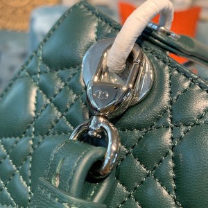 Christian Dior Lady Dior Bag 20cm Silver Hardware Lambskin Leather Spring/Summer 2020 Collection - Image 5