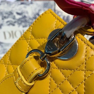 Christian Dior Lady Dior Bag 20cm Silver Hardware Lambskin Leather Spring/Summer 2020 Collection - Image 5